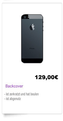 Backcover reparieren Berlin iPhone 5